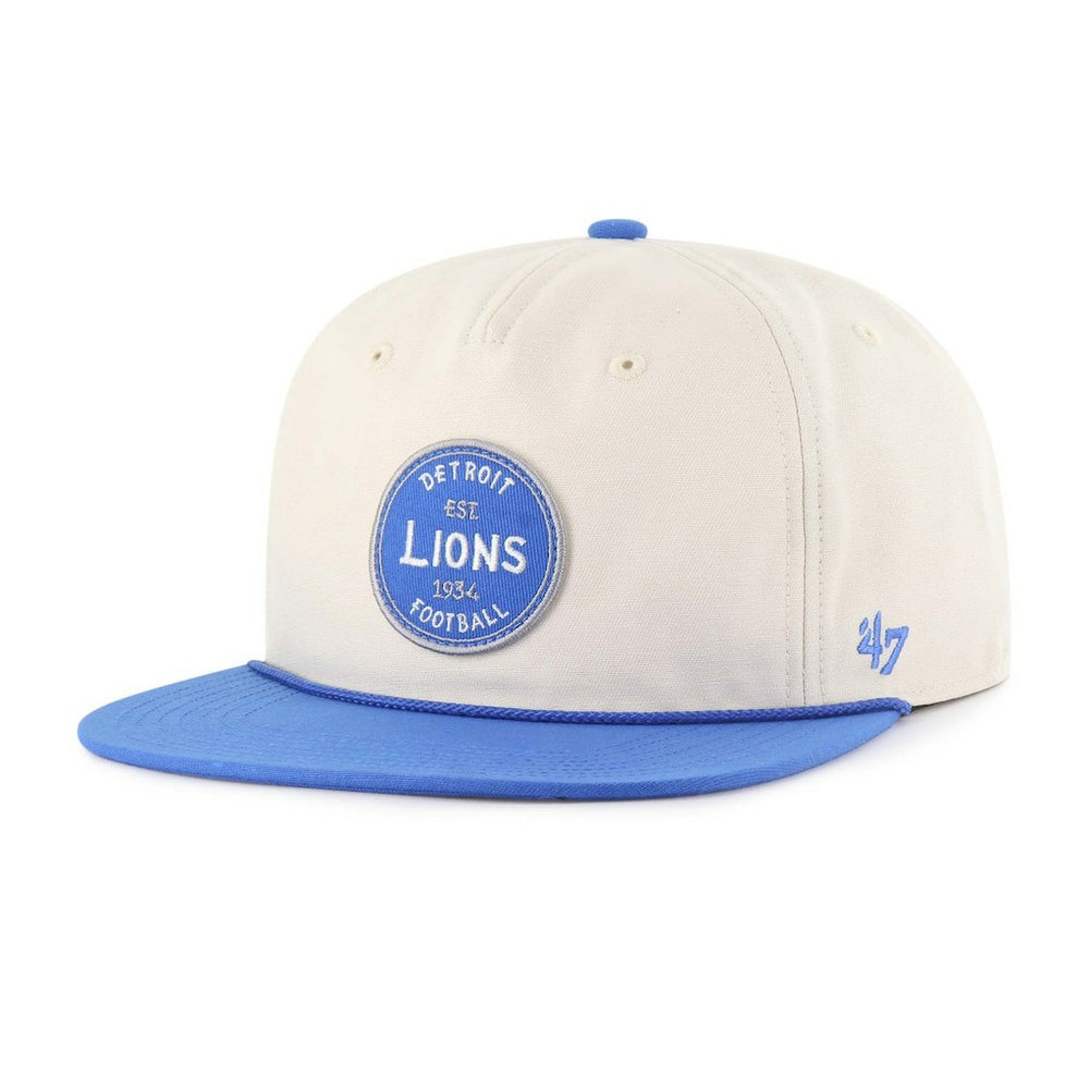 Detroit Lions '47 Payson Captain Adjustable Hat Natural | 47 brand