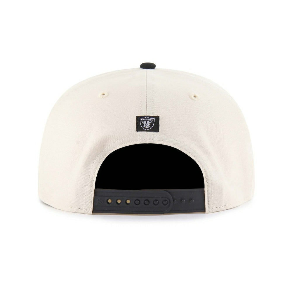 Las Vegas Raiders '47 Payson Captain Adjustable Hat Natural | 47 brand