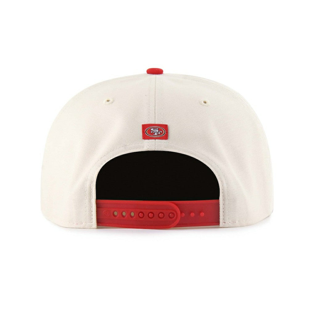 San Francisco 49ers '47 Payson Captain Adjustable Hat Natural | 47 brand