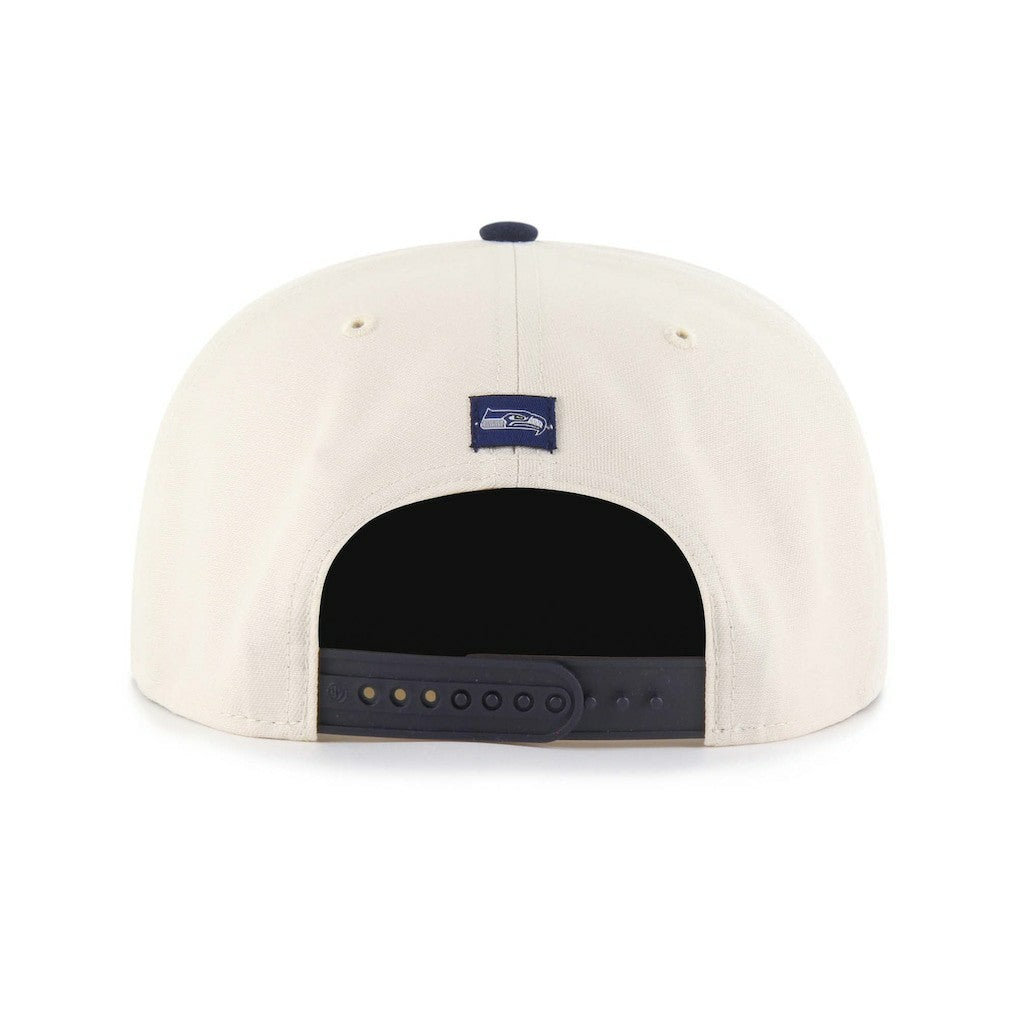 Seattle Seahawks '47 Payson Captain Adjustable Hat Natural | 47 brand