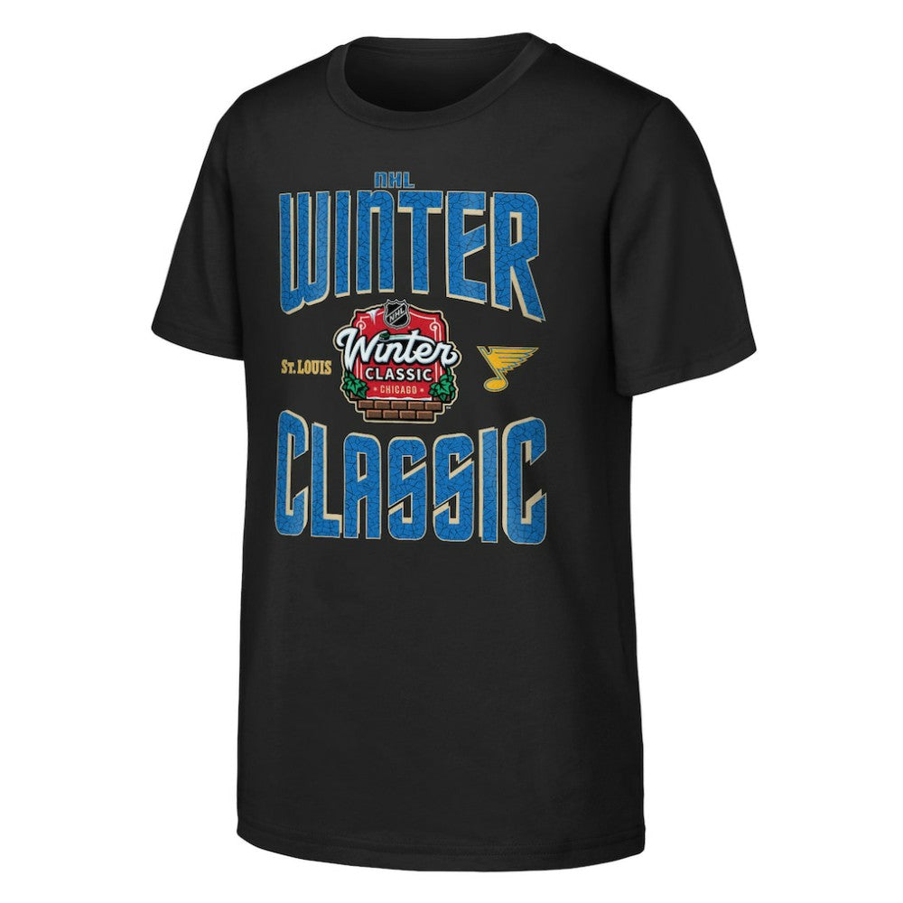 St. Louis Blues Youth 2025 NHL Winter Classic Game Day T-Shirt - Black - NHL