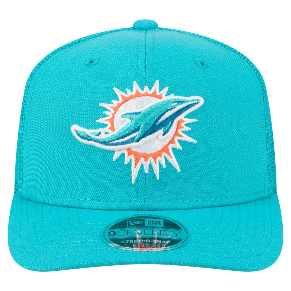 Miami Dolphins New Era Team Collection 9SEVENTY Stretch-Snap Adjustable Hat Aqua | NFL