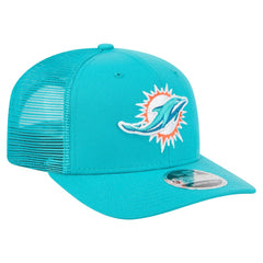 Miami Dolphins New Era Team Collection 9SEVENTY Stretch-Snap Adjustable Hat Aqua | NFL