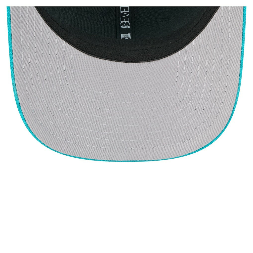 Miami Dolphins New Era Team Collection 9SEVENTY Stretch-Snap Adjustable Hat Aqua | NFL
