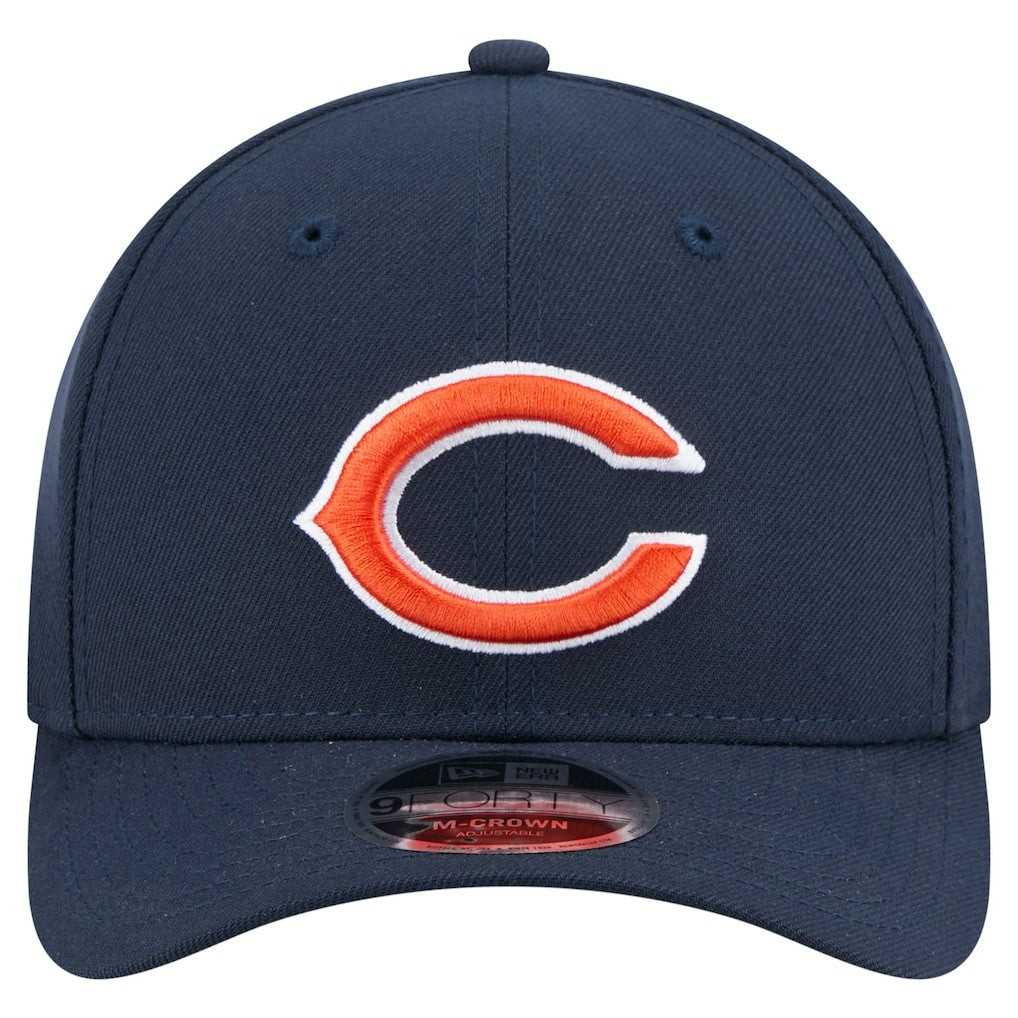 Chicago Bears New Era Team Collection 9FORTY M-Crown Adjustable Hat Navy | NFL
