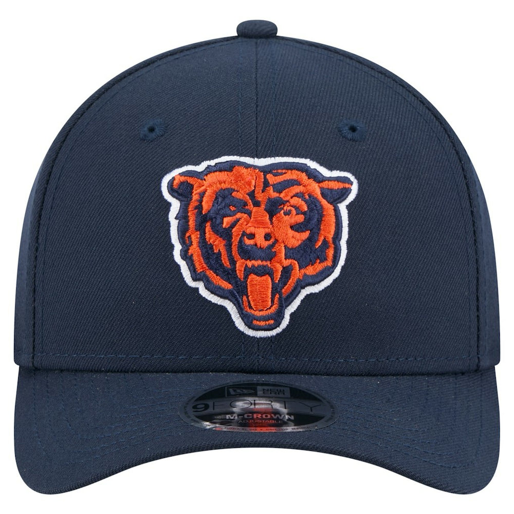 Chicago Bears New Era Team Collection 9FORTY M-Crown Adjustable Hat Navy | NFL