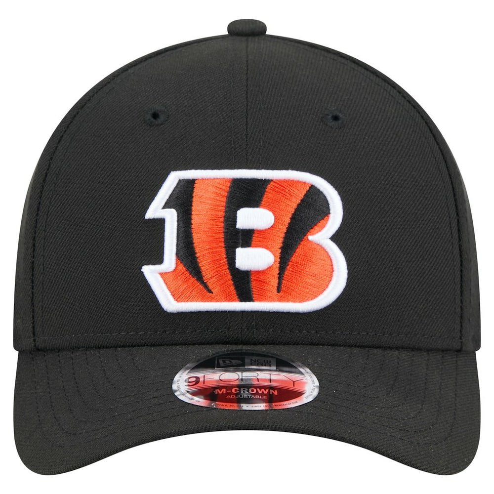 Cincinnati Bengals New Era Team Collection 9FORTY M-Crown Adjustable Hat Black | NFL