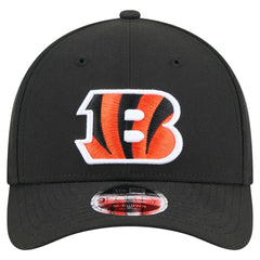 Cincinnati Bengals New Era Team Collection 9FORTY M-Crown Adjustable Hat Black | NFL
