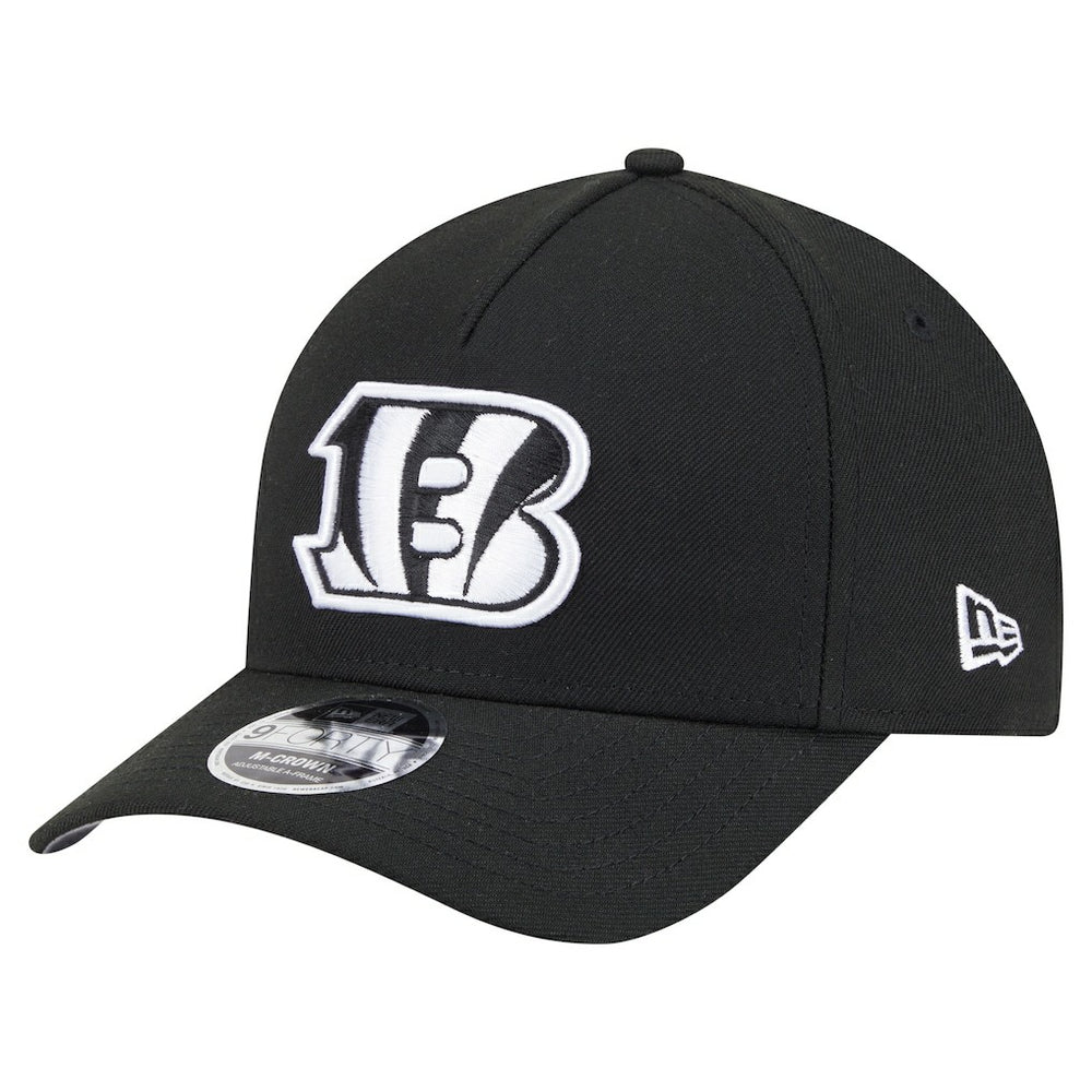 Cincinnati Bengals New Era Team Collection 9FORTY M-Crown A-Frame Adjustable Hat Black | NFL