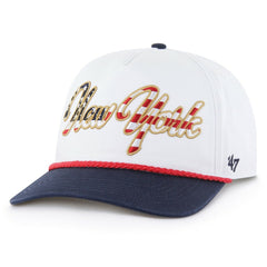 New York Giants '47 Patriotic Overhand Hitch Adjustable Hat White | 47 brand