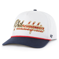 Philadelphia Eagles '47 Patriotic Overhand Hitch Adjustable Hat White | 47 brand