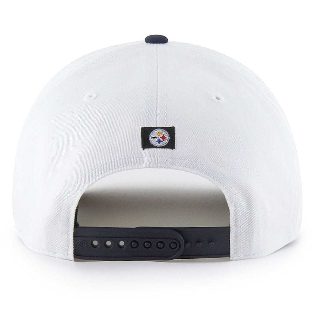 Pittsburgh Steelers '47 Patriotic Overhand Hitch Adjustable Hat White | 47 brand