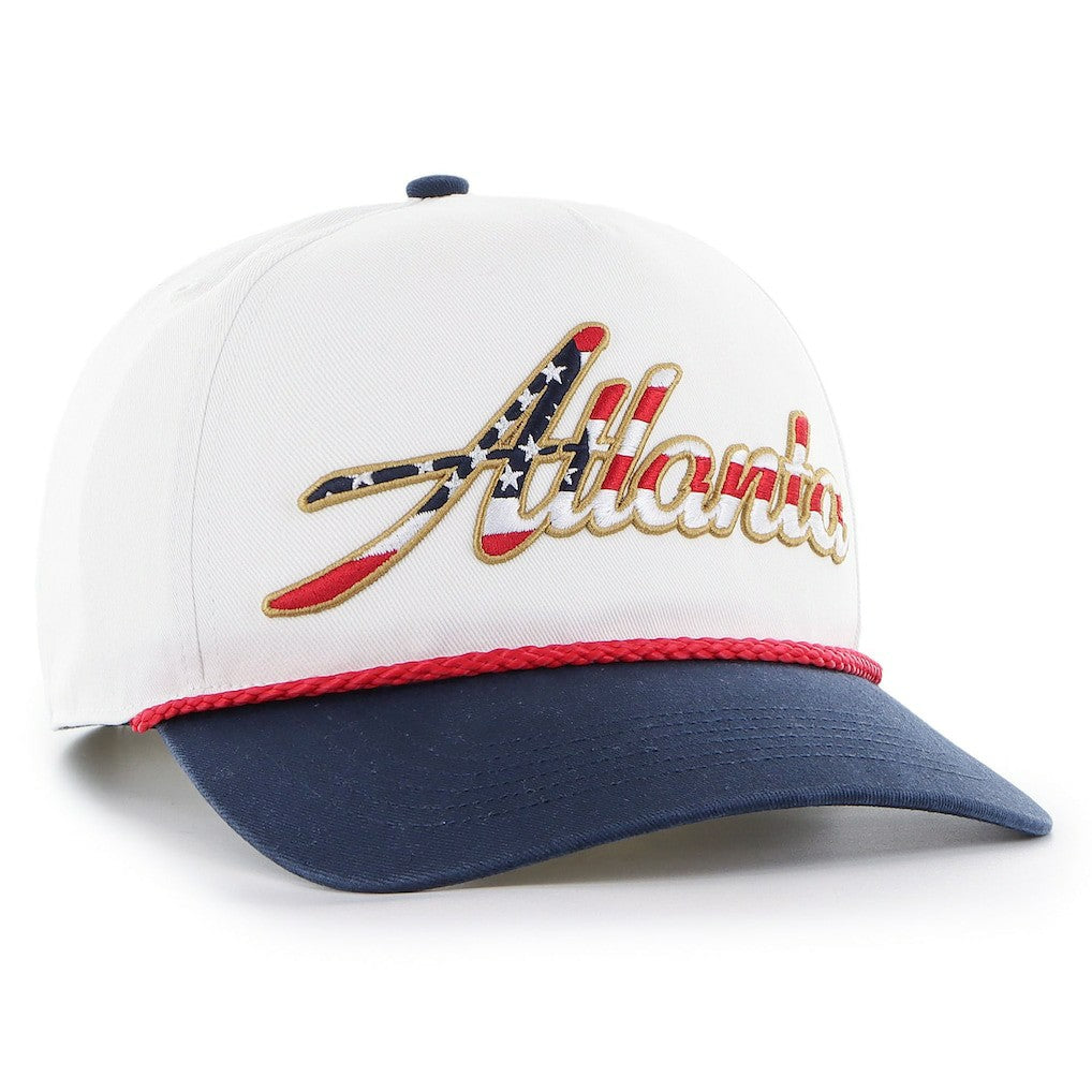 Atlanta Falcons '47 Patriotic Overhand Hitch Adjustable Hat White | 47 brand