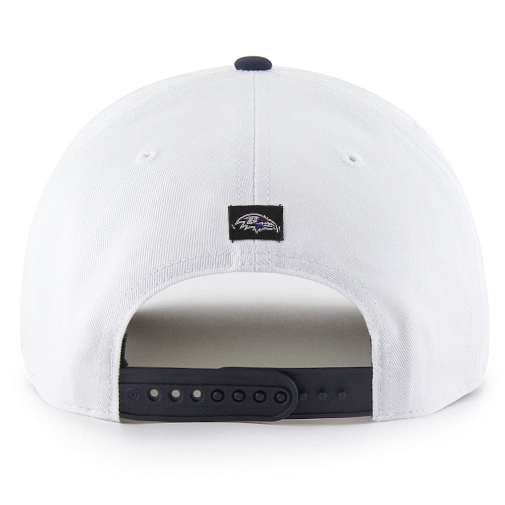 Baltimore Ravens '47 Patriotic Overhand Hitch Adjustable Hat White | 47 brand