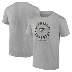 Oklahoma City Thunder Hoops for Troops T-Shirt Heather Gray - NBA