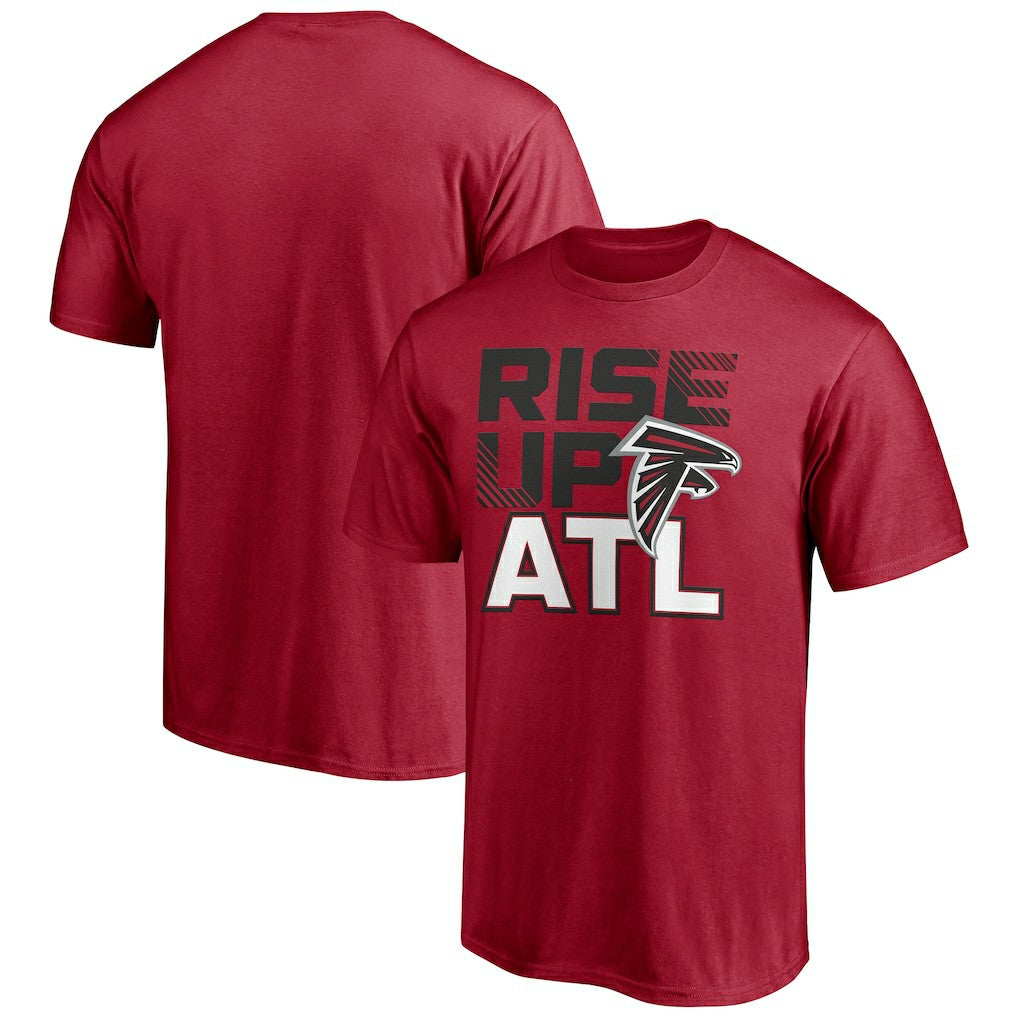 Atlanta Falcons Hometown Collection 1st Down T-Shirt Red | NFL