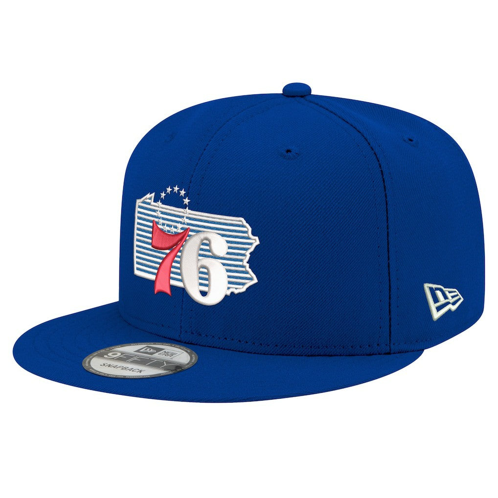 Philadelphia 76ers State Pride 9FIFTY Snapback Hat Royal - NBA