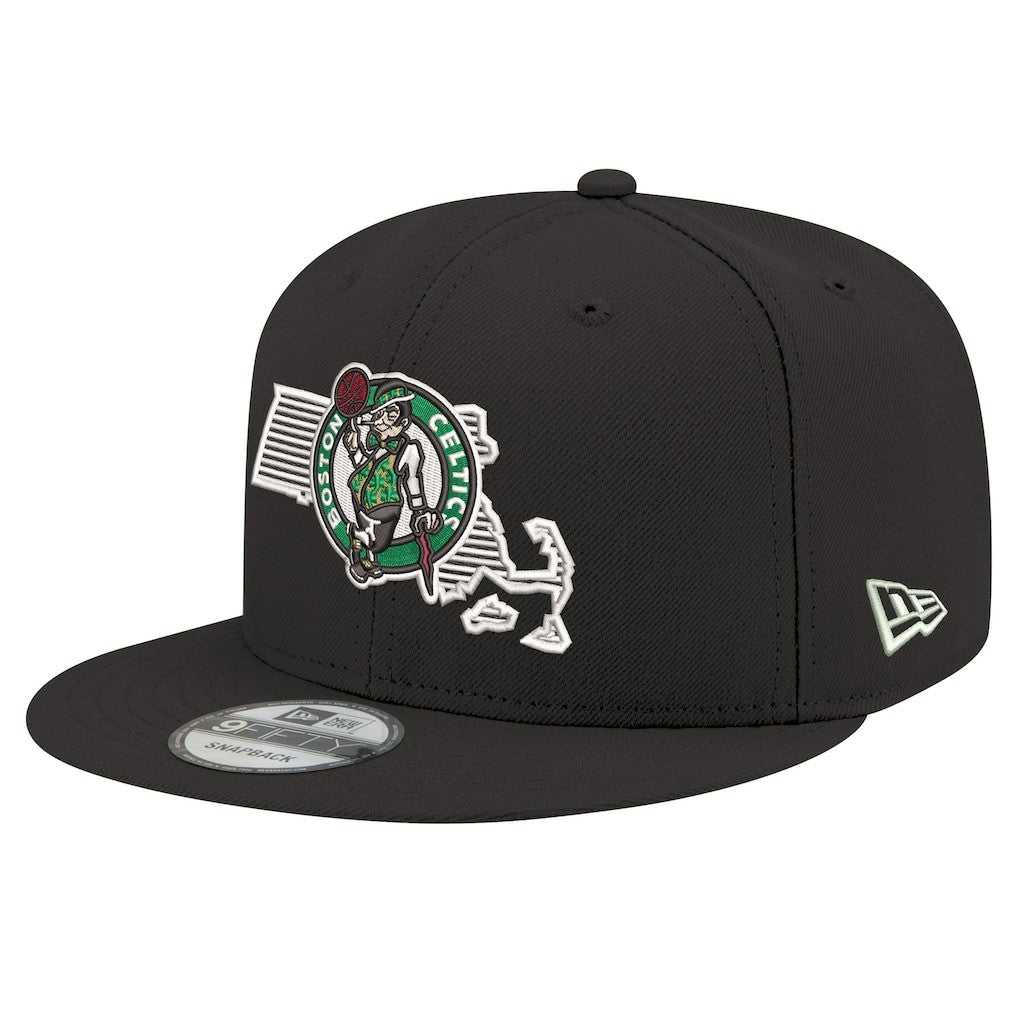Boston Celtics State Pride 9FIFTY Snapback Hat Black - NBA