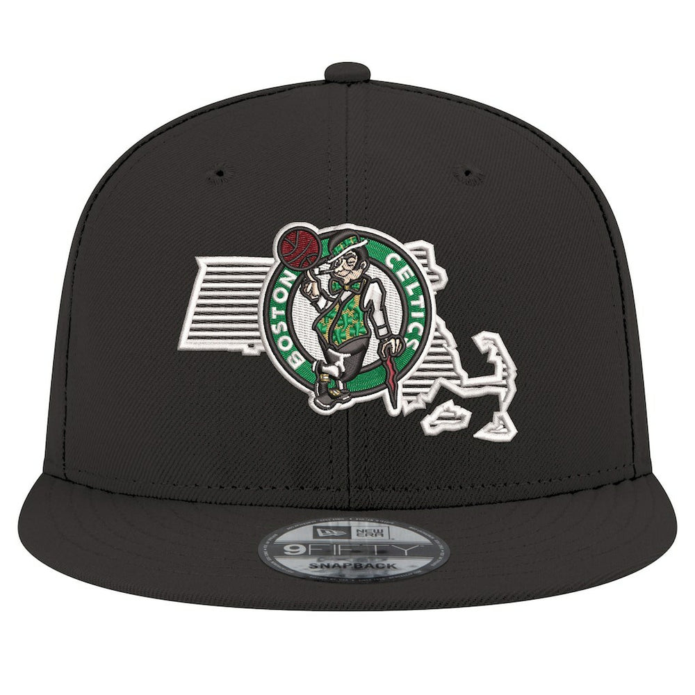 Boston Celtics State Pride 9FIFTY Snapback Hat Black - NBA