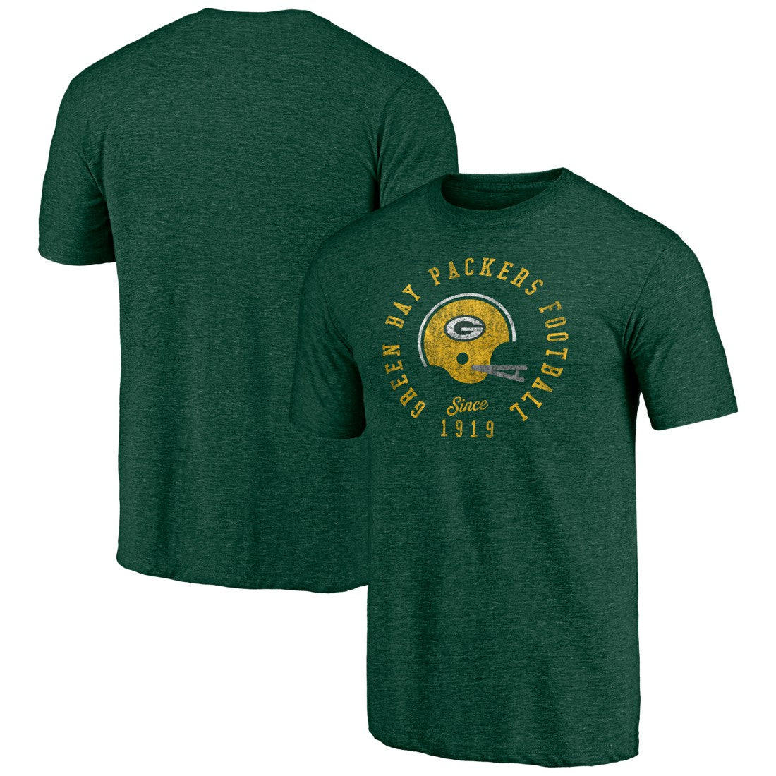 Green Bay Packers Hot Route Tri-Blend T-Shirt Green | NFL