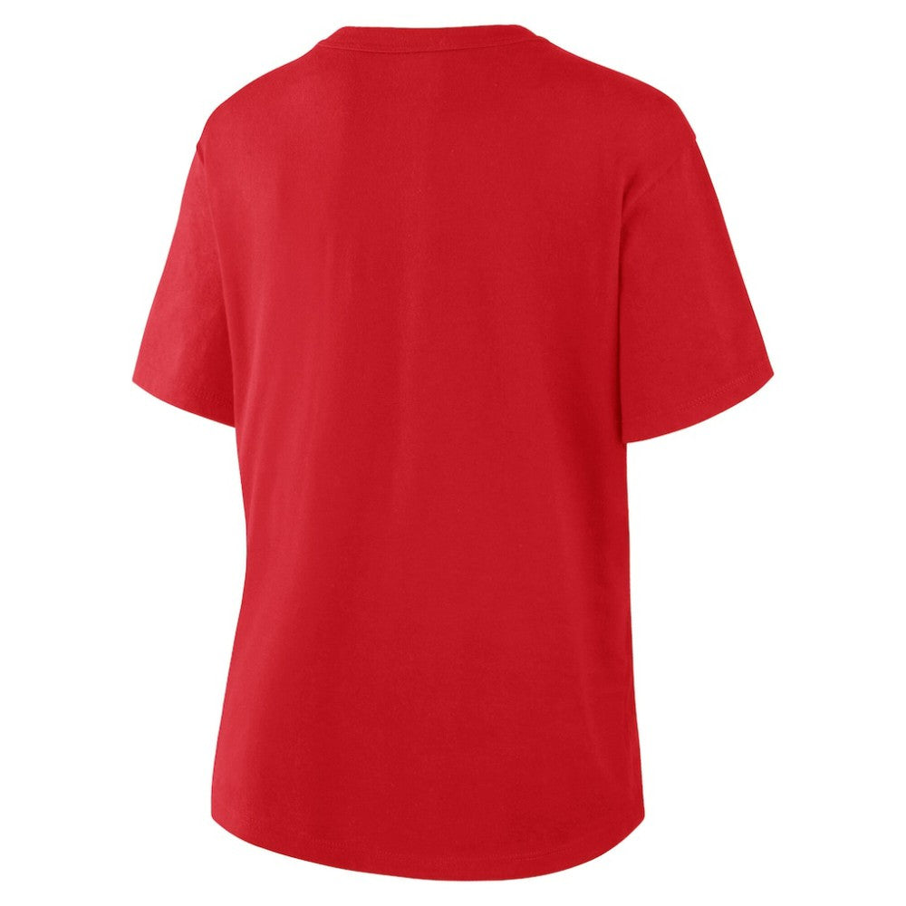 Chicago Blackhawks Fanatics Women's 2025 Winter Classic Primary Logo T-Shirt - Athletic Red - NHL