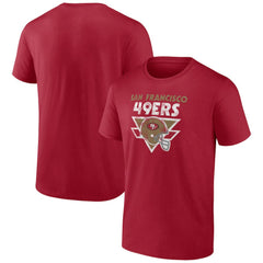San Francisco 49ers Retro Helmet T-Shirt Scarlet | NFL