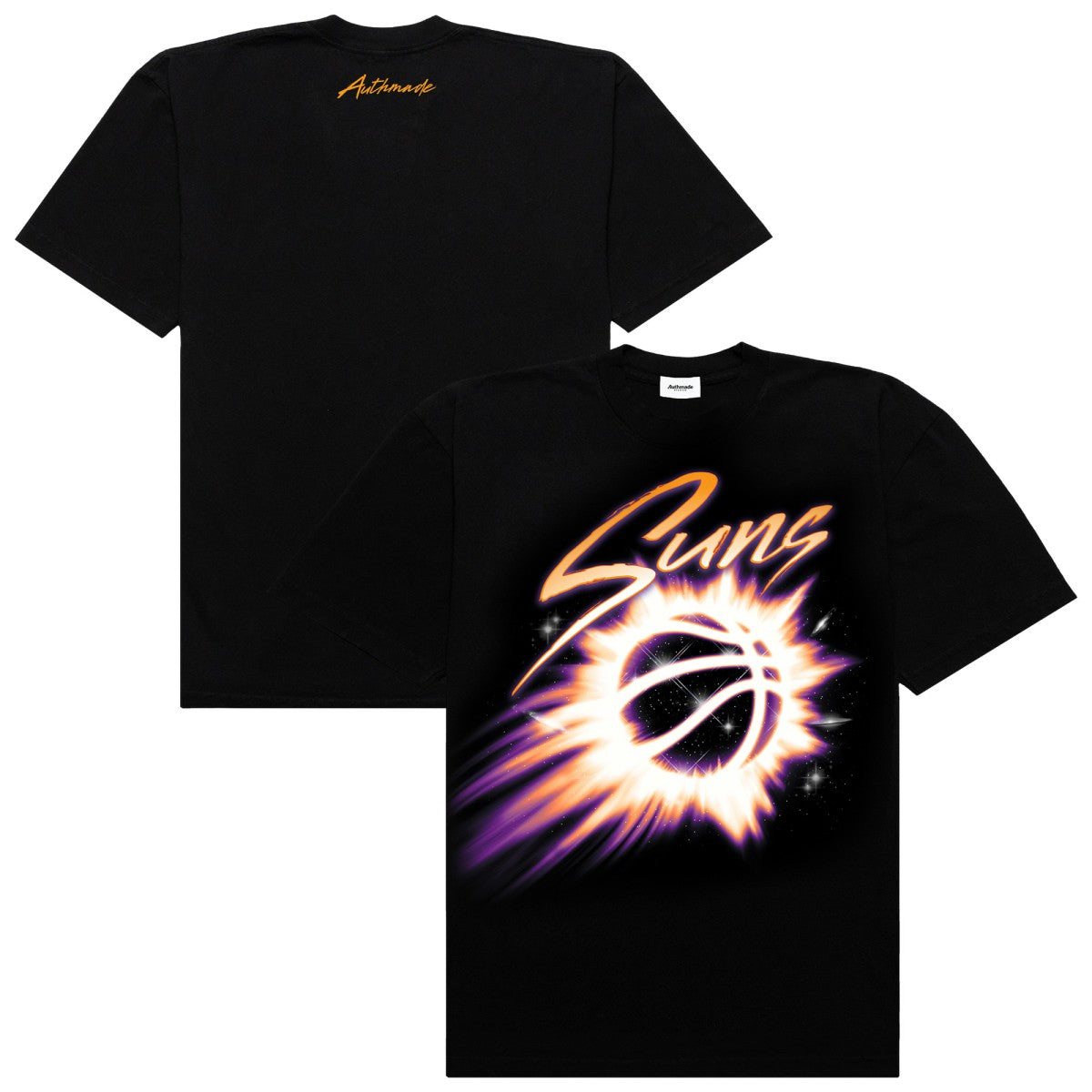 Phoenix Suns Authmade Unisex Ultraviolet T-Shirt Black - NBA