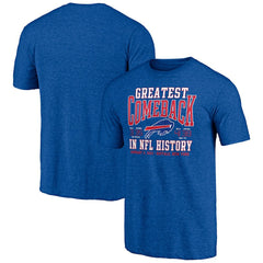 Buffalo Bills Vintage Tri-Blend T-Shirt Royal | NFL