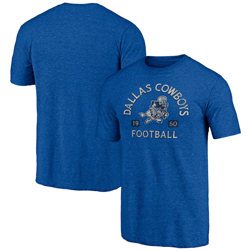 Dallas Cowboys Vintage Tri-Blend T-Shirt Royal | NFL