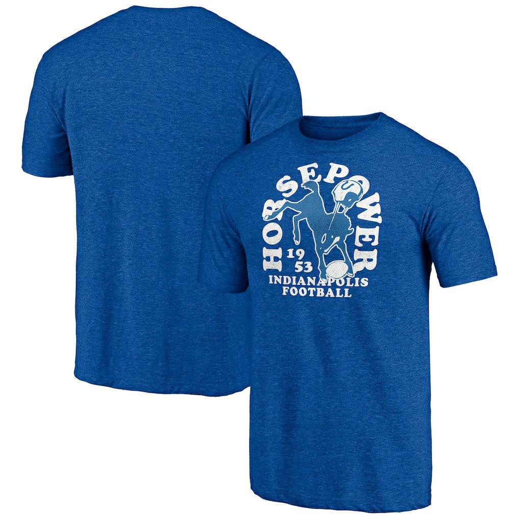 Indianapolis Colts Vintage Tri-Blend T-Shirt Royal | NFL