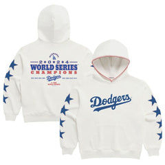 Los Angeles Dodgers Madhappy 2024 World Series Champions Star Pullover Hoodie - MLB