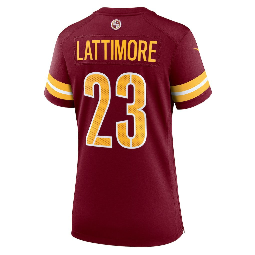 Marshon Lattimore Washington Commanders Women's Team Game Jersey Burgundy | Nike for Sale