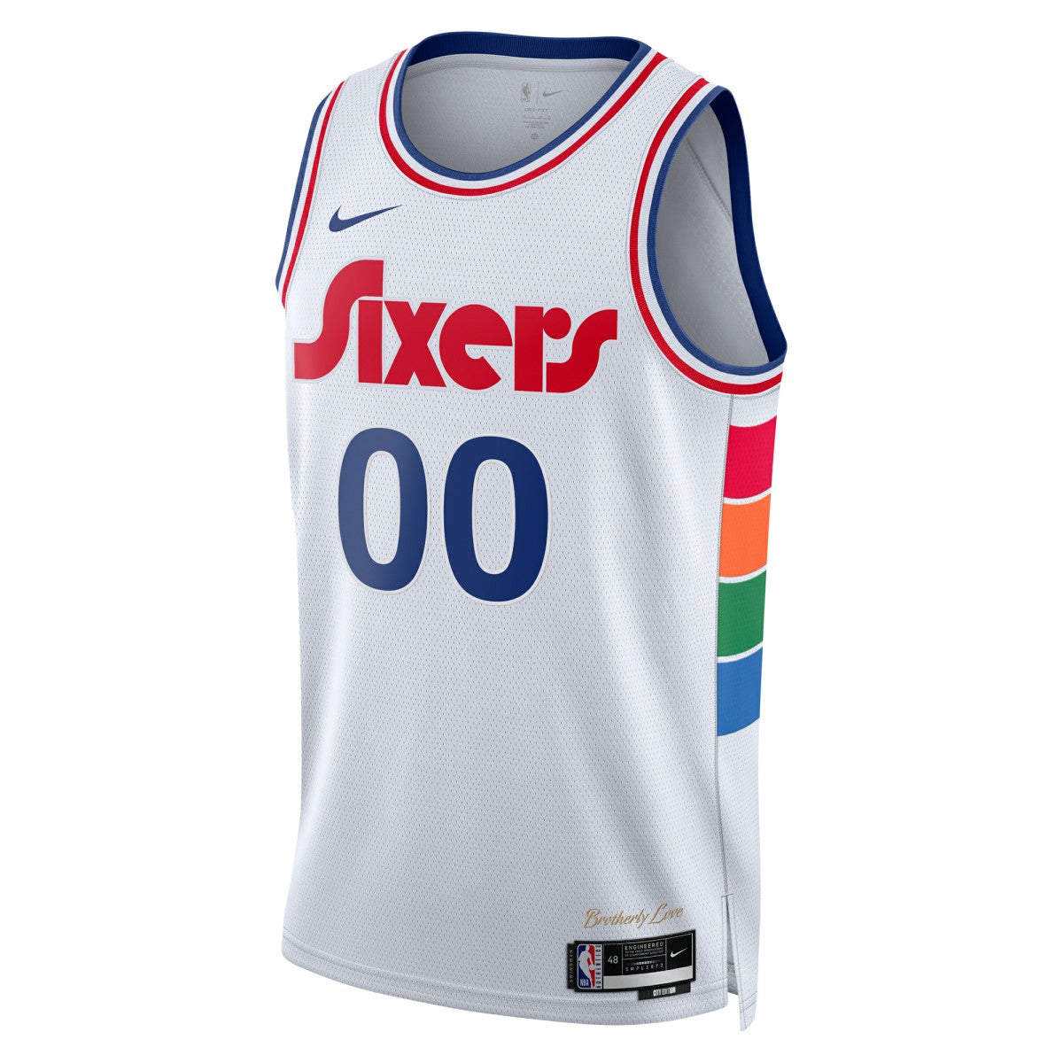 Philadelphia 76ers Unisex 2024/25 Custom Swingman Jersey City Edition White - NBA