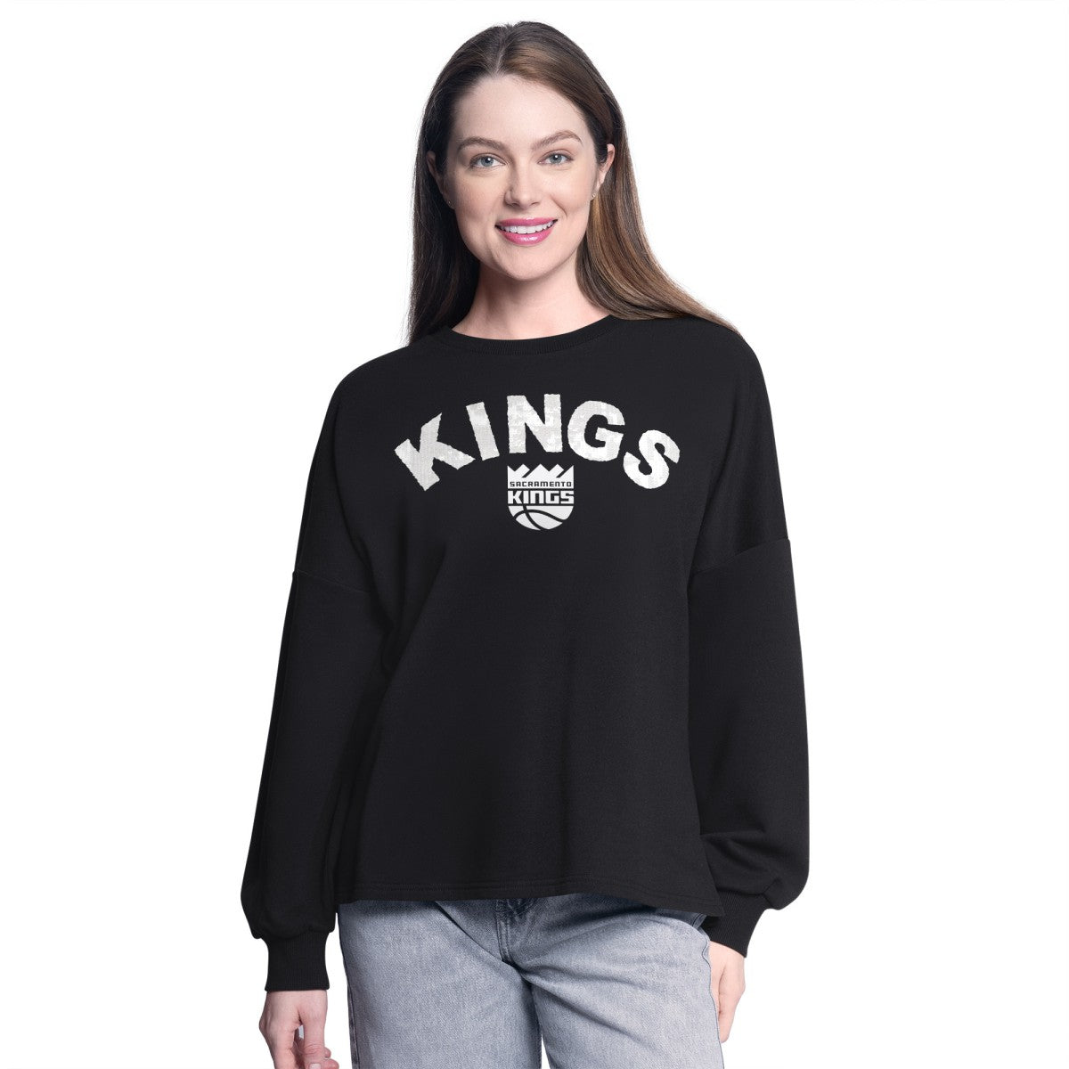 Sacramento Kings G-III 4Her by Carl Banks Women's Athletic Pullover Sweatshirt Black - NBA