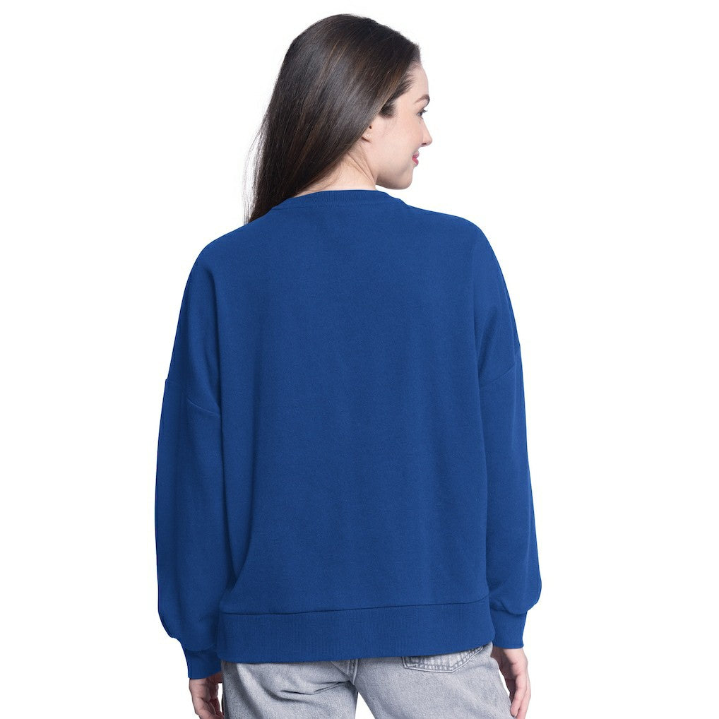 Golden State Warriors G-III 4Her by Carl Banks Women's Athletic Pullover Sweatshirt Royal - NBA