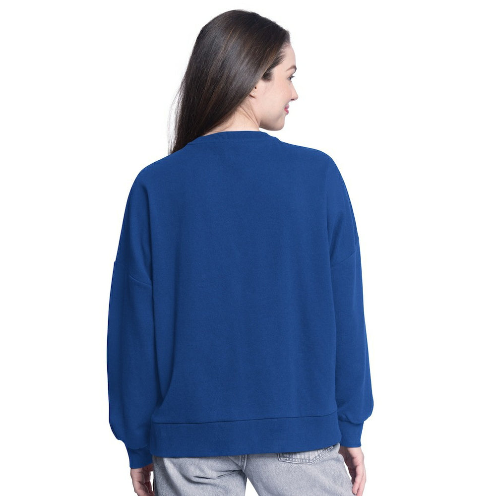 Golden State Warriors G-III 4Her by Carl Banks Women's Athletic Pullover Sweatshirt Royal - NBA