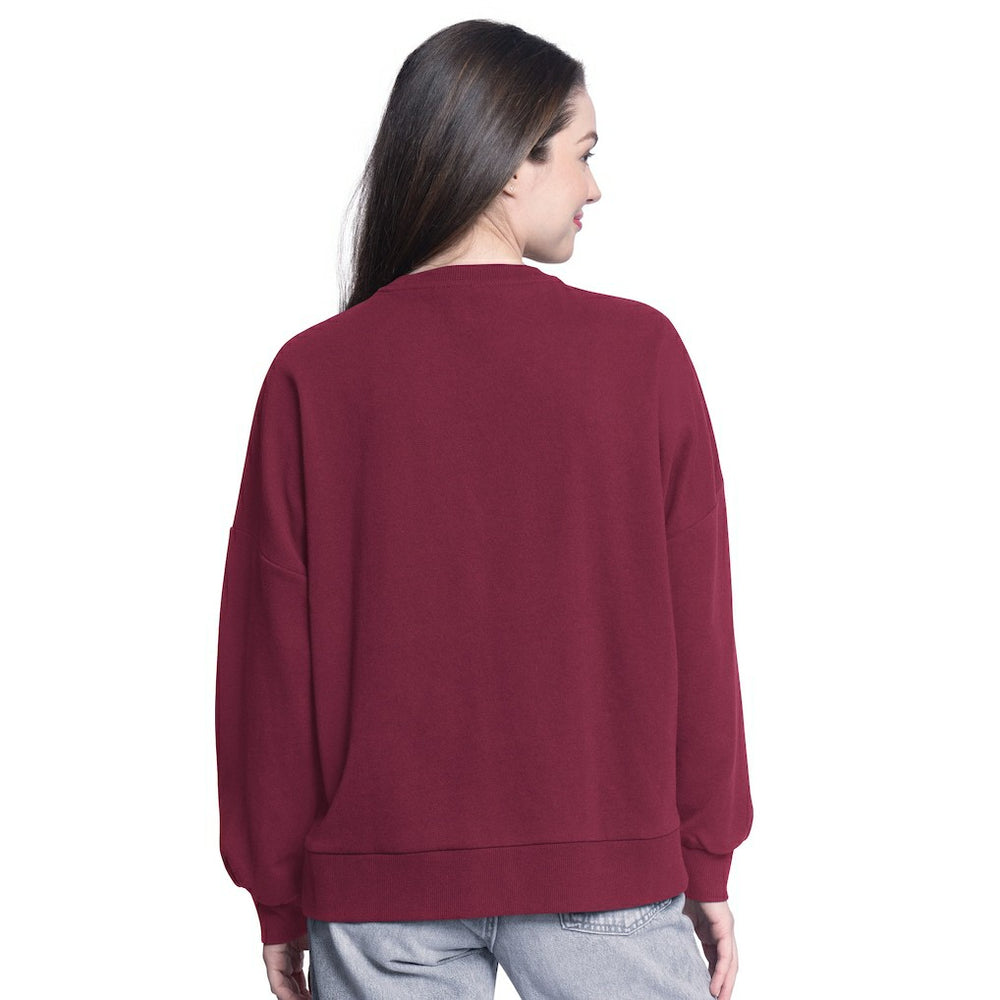 Cleveland Cavaliers G-III 4Her by Carl Banks Women's Athletic Pullover Sweatshirt Wine - NBA