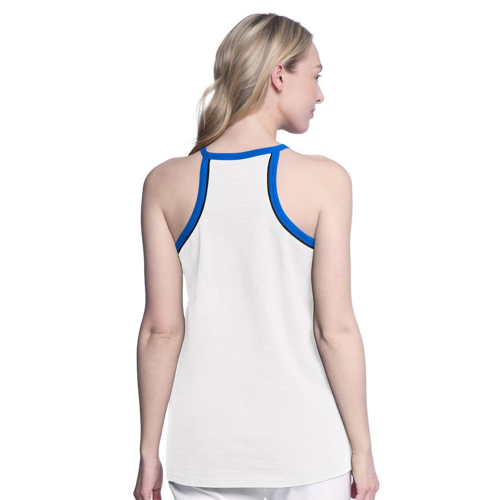 Orlando Magic G-III 4Her by Carl Banks Women's Curveball Racerback Scoop Neck Slub Tank Top White - NBA