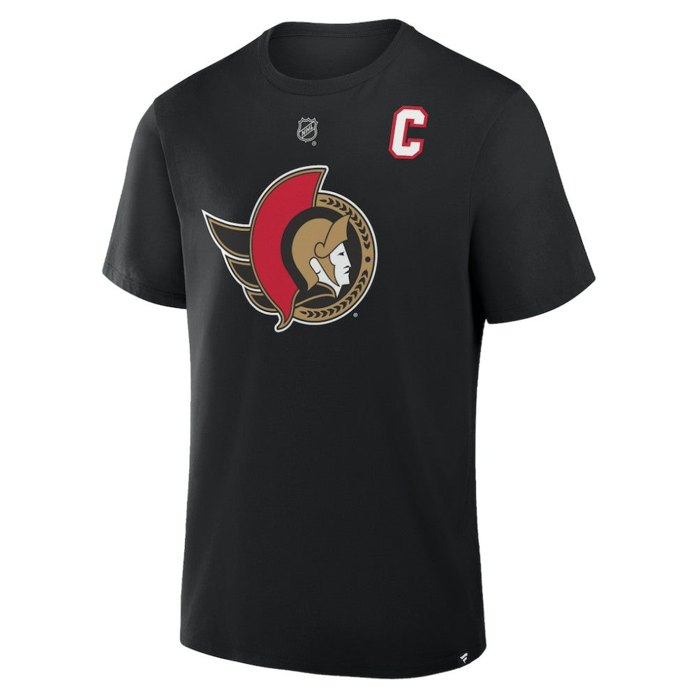 Brady Tkachuk Ottawa Senators Fanatics Authentic Stack Name & Number T-Shirt - Black - NHL