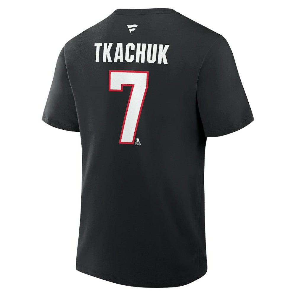 Brady Tkachuk Ottawa Senators Fanatics Authentic Stack Name & Number T-Shirt - Black - NHL