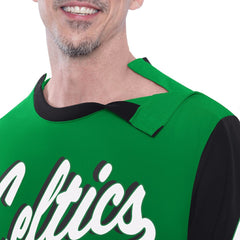 Boston Celtics G-III Sports by Carl Banks Adaptive Rugby Long Sleeve Top Green - NBA