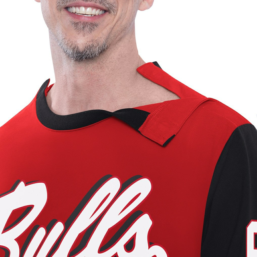 Chicago Bulls G-III Sports by Carl Banks Adaptive Rugby Long Sleeve Top Red - NBA