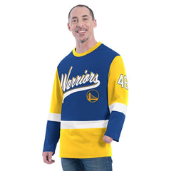 Golden State Warriors G-III Sports by Carl Banks Adaptive Rugby Long Sleeve Top Royal - NBA