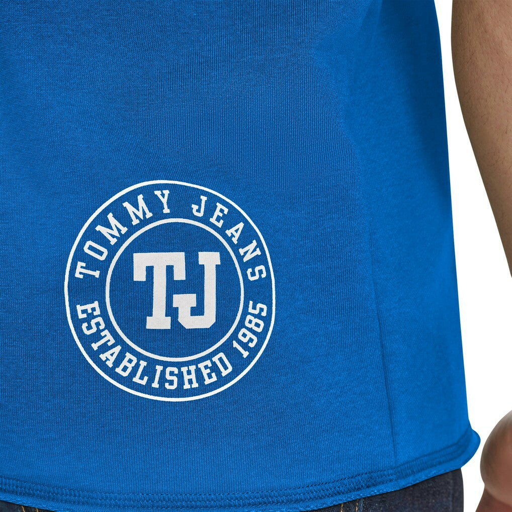 Dallas Mavericks Tommy Jeans Paul French Terry Short Sleeve Pullover Hoodie Blue - NBA