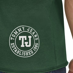Milwaukee Bucks Tommy Jeans Paul French Terry Short Sleeve Pullover Hoodie Hunter Green - NBA