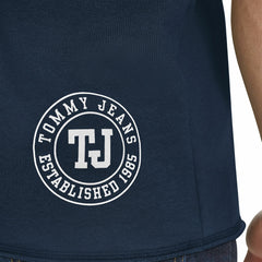 Minnesota Timberwolves Tommy Jeans Paul French Terry Short Sleeve Pullover Hoodie Navy - NBA