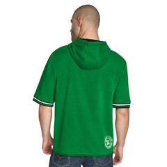 Boston Celtics Tommy Jeans Paul French Terry Short Sleeve Pullover Hoodie Kelly Green - NBA