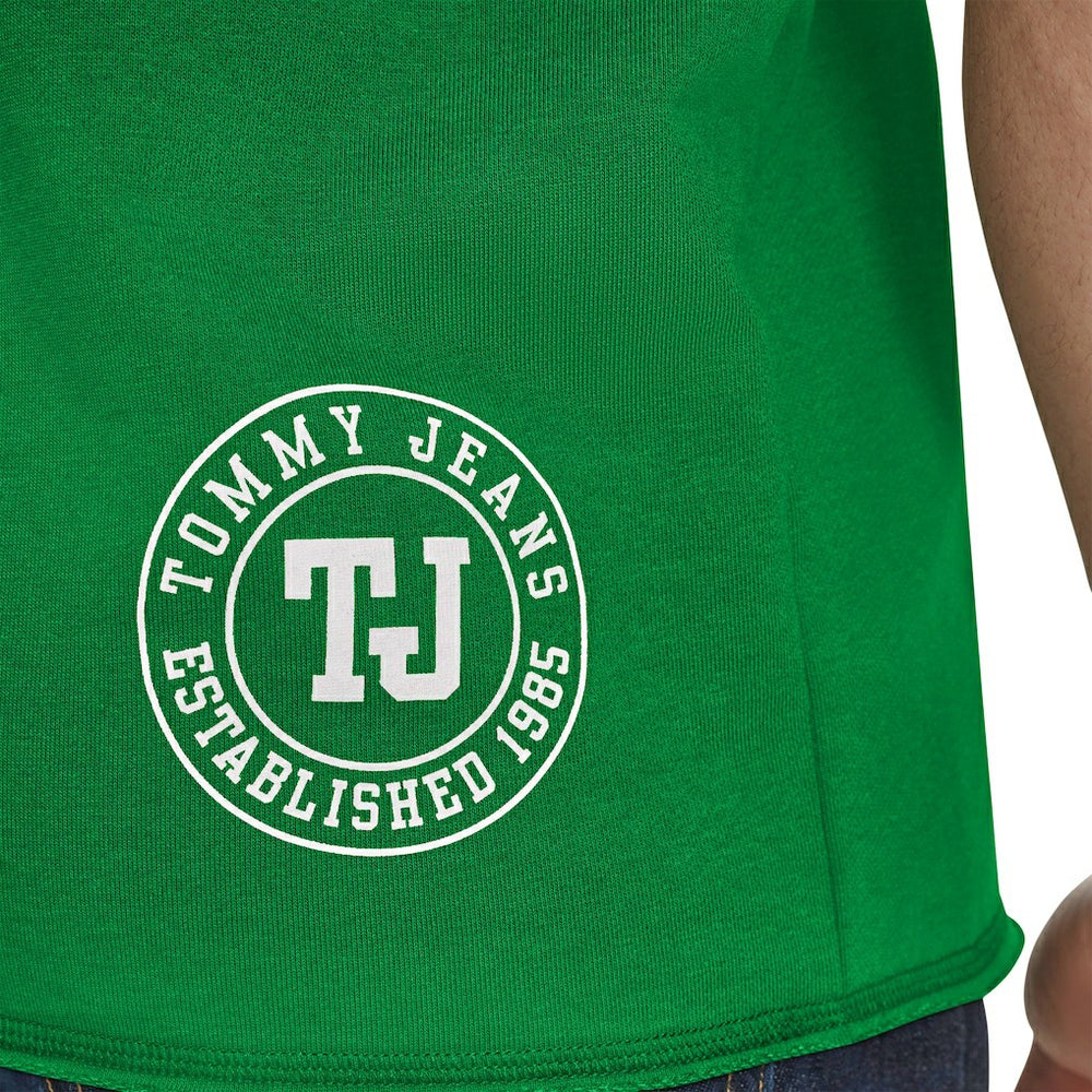 Boston Celtics Tommy Jeans Paul French Terry Short Sleeve Pullover Hoodie Kelly Green - NBA