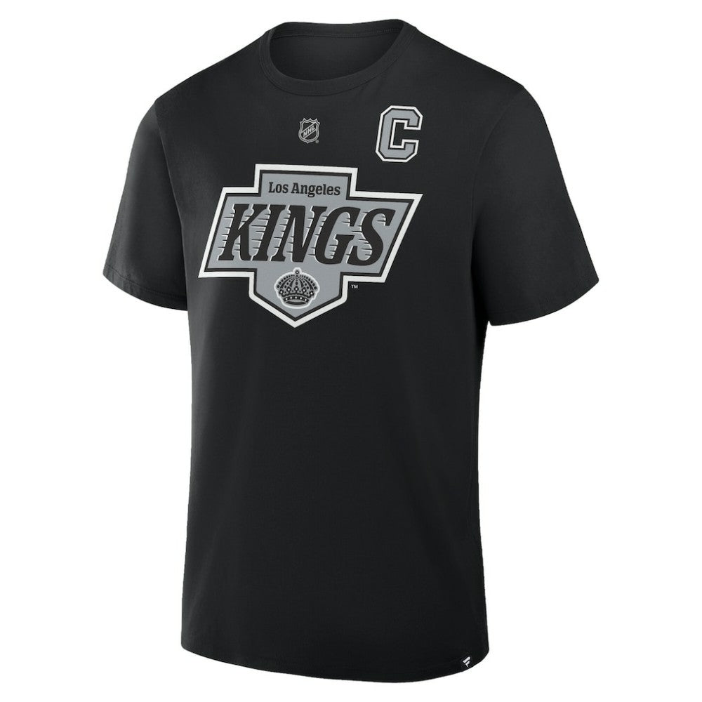 Anze Kopitar Los Angeles Kings Fanatics Authentic Stack Name & Number T-Shirt - Black - NHL