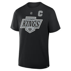 Anze Kopitar Los Angeles Kings Fanatics Authentic Stack Name & Number T-Shirt - Black - NHL